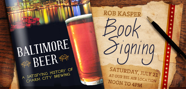 Baltimore Beer Author, Rob Kasper, Signing Books @ DuClaw