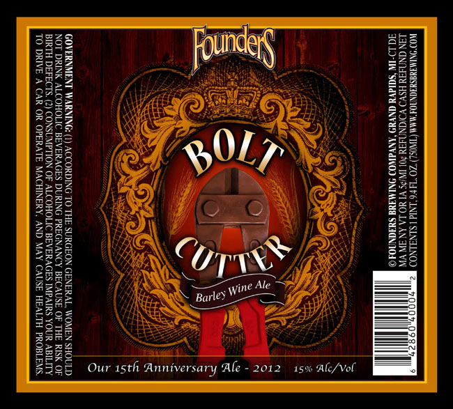 founders bolt cutter barley wine