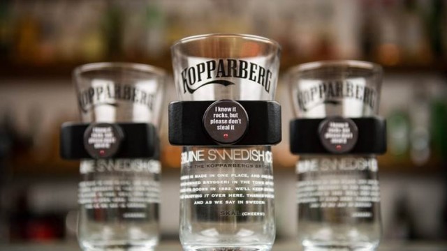 Kopparberg’s new glass treats you like the filthy thief that you are