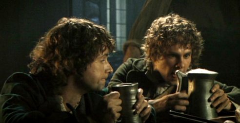 “Bilbo, have you been at the Gaffer’s home brew?”