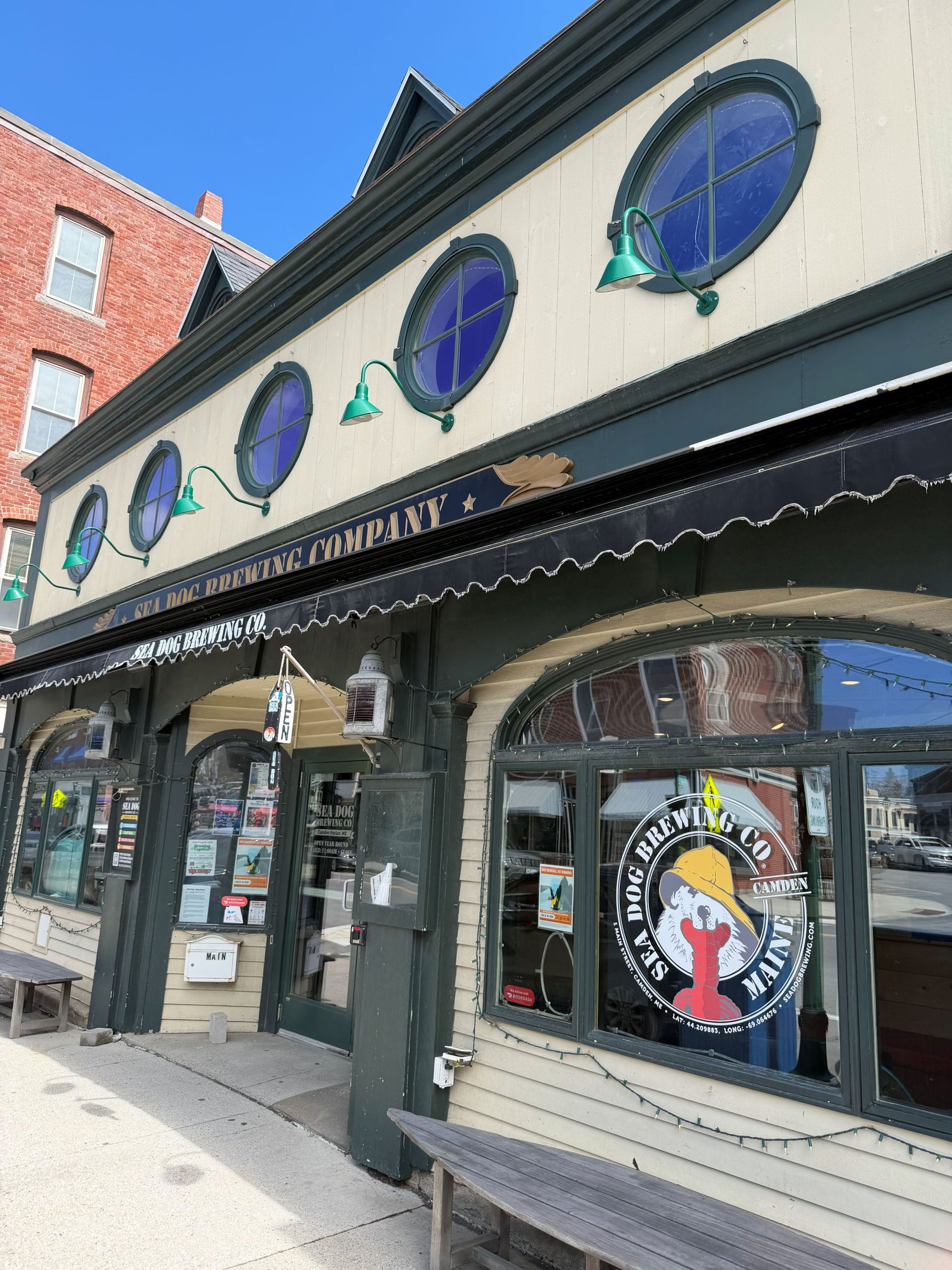 Sea Dog Brewery in Camden Maine
